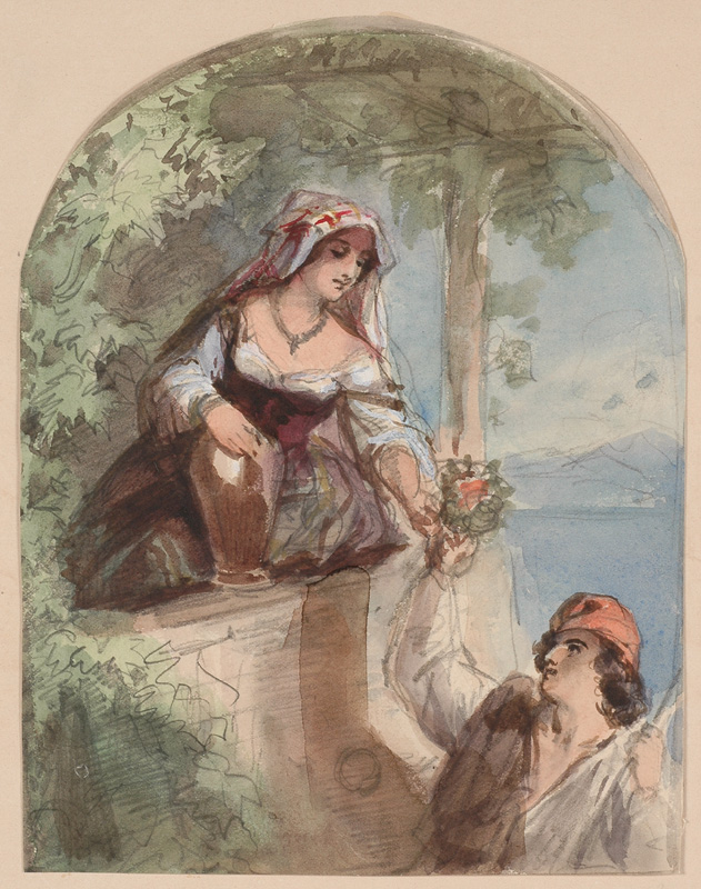 Unknown Artist, German - Neapolitan Genre Scene, 1850's